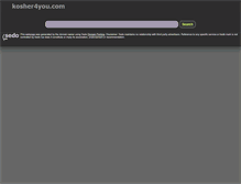Tablet Screenshot of kosher4you.com